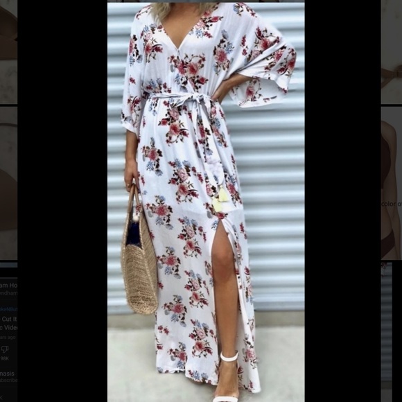 Aakaa Dresses & Skirts - NWT Aakaa floral dress, size small